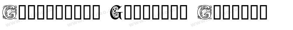 Ornamental Initials O字体转换